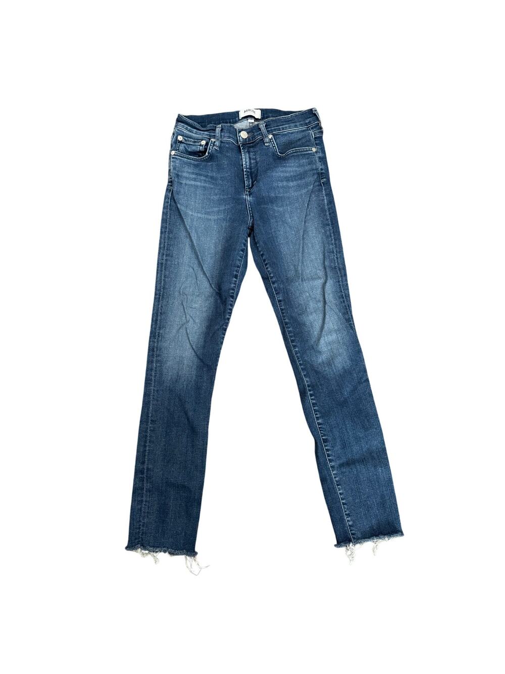AGOLDE Los Angeles Distressed Raw Hem